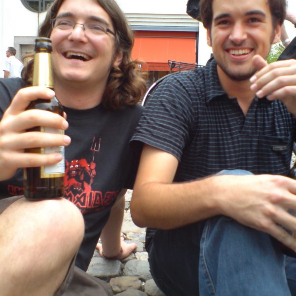 Martin Jarsch nach letzter schriftlicher Examensprüfung (2008)